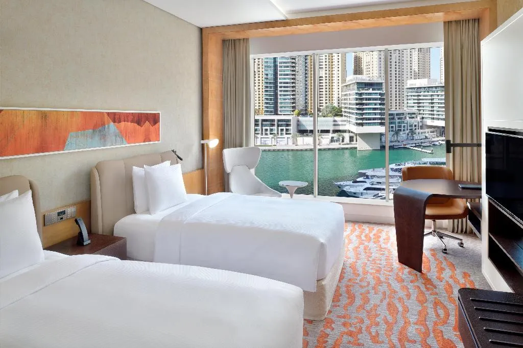TWIN MARINA VIEW Room, Crowne Plaza Dubai Marina, Dubai