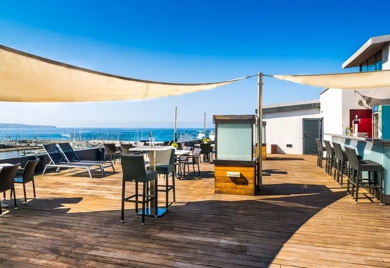 Terrace, Nautic Hotel, Majorca