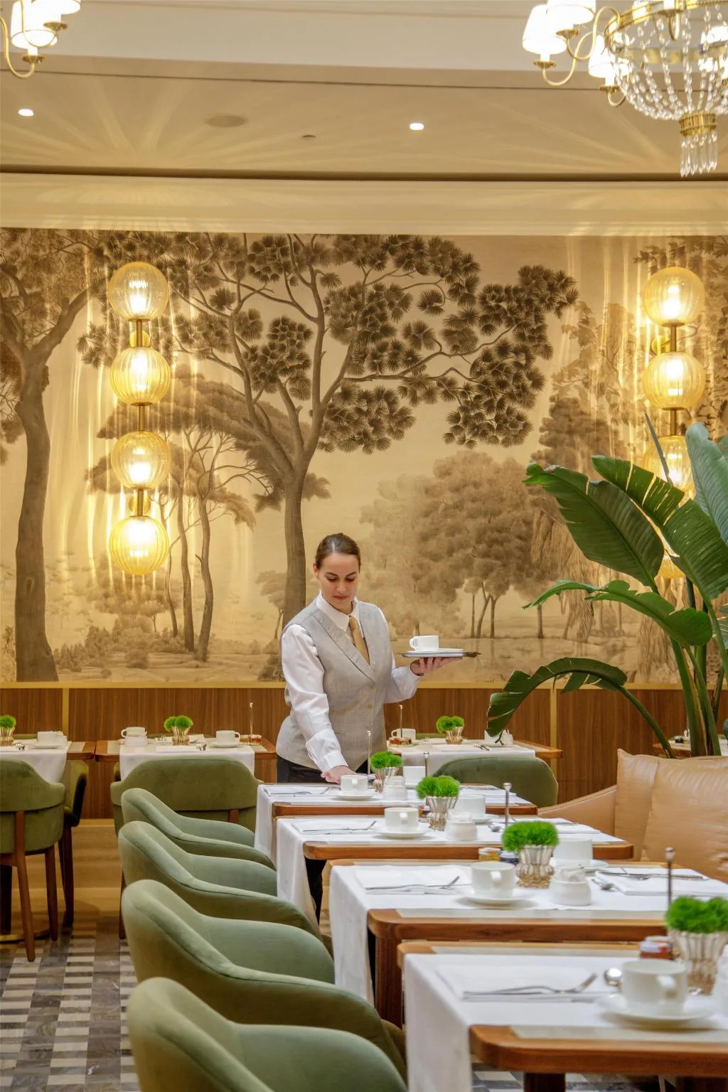 Restaurant, Hotel Imperiale, Rome
