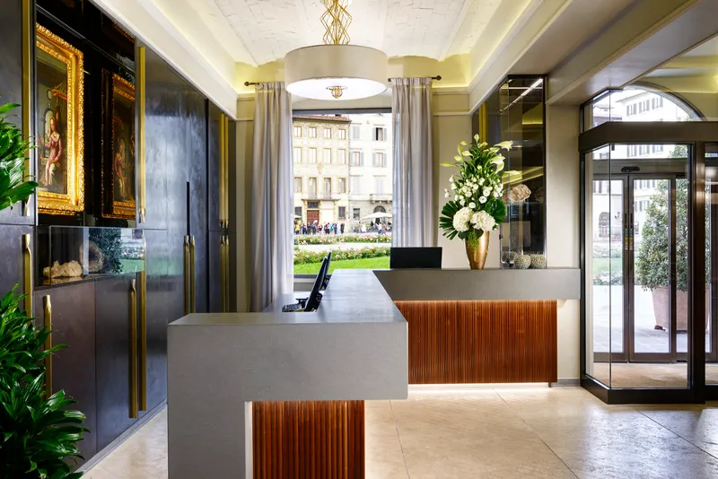 Lobby, Grand Hotel Minerva, Florence