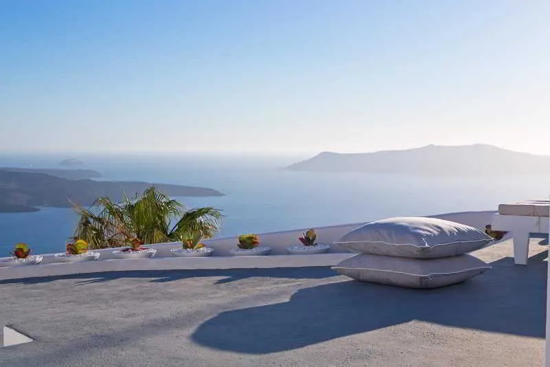 Terrace, Alta Vista Suites, Santorini