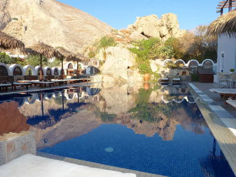Pool, Aparthotel Black Sand, Santorini
