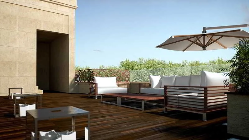 Terrace, Luxury Boutique Hotel Can Alomar, Majorca