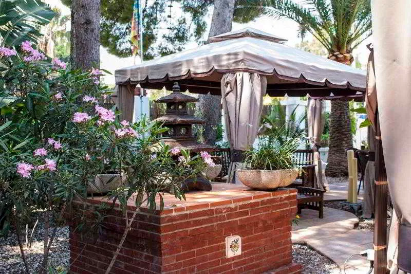 Terrace, Hotel Palau Verd, Costa Blanca