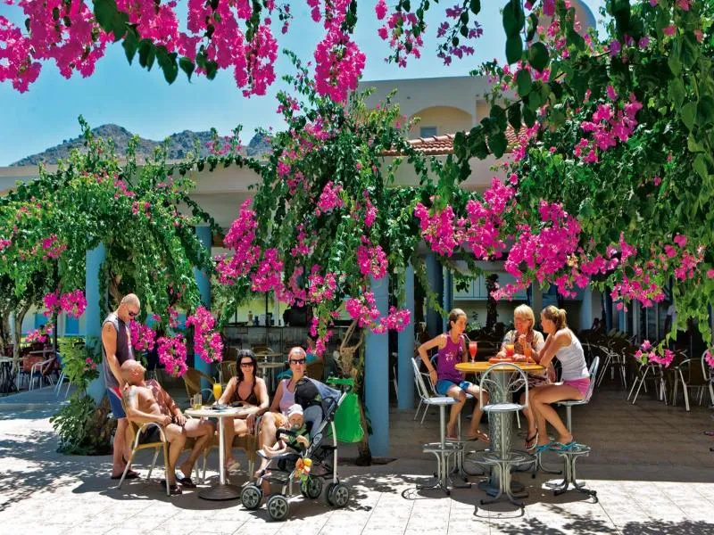 Terrace, Marianna Palace, Rhodes