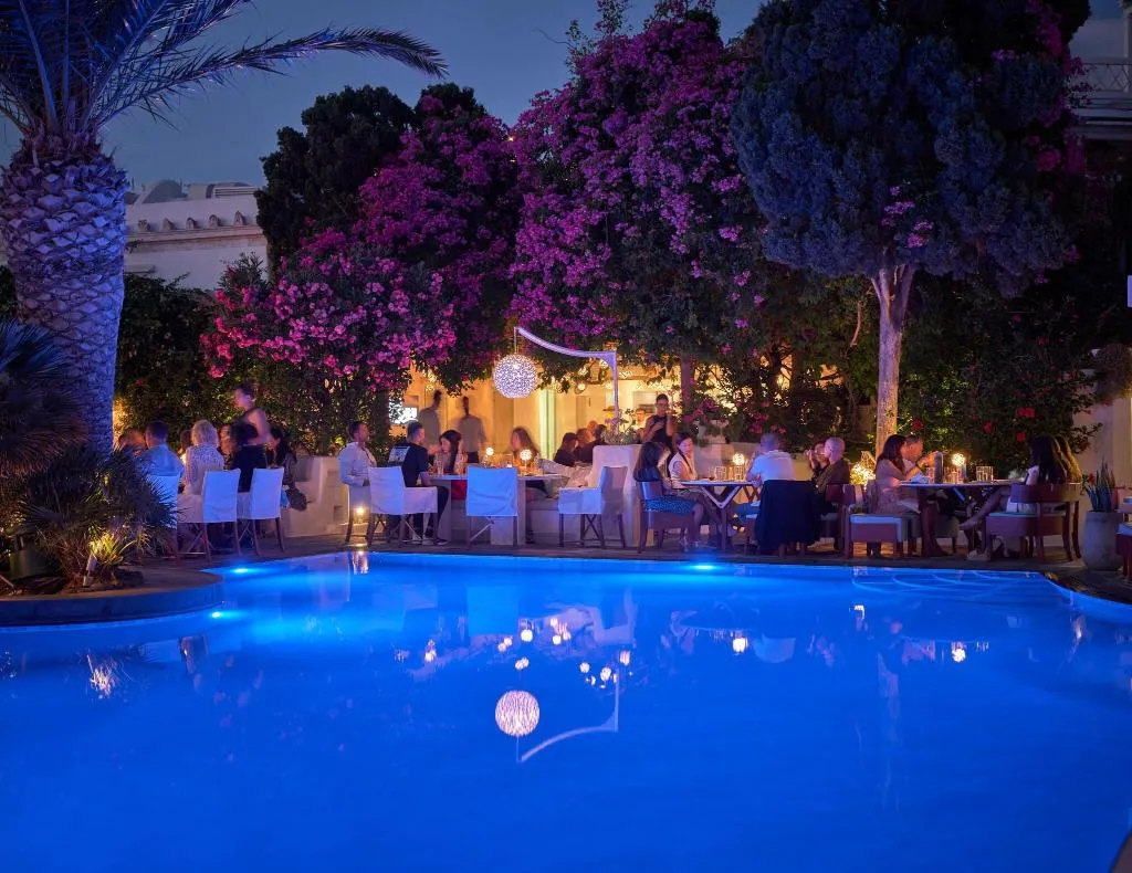 Restaurant, Belvedere hotel, Mykonos