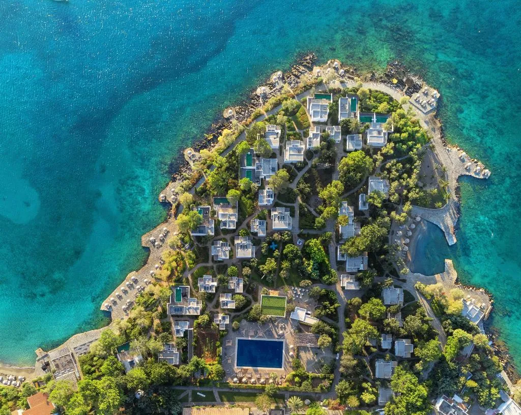 General view, Minos Beach Art Hotel, a Member of Design Hotels, Crete