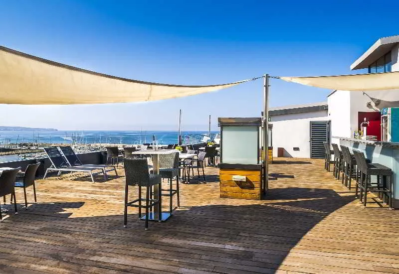 Terrace, Nautic Hotel, Majorca