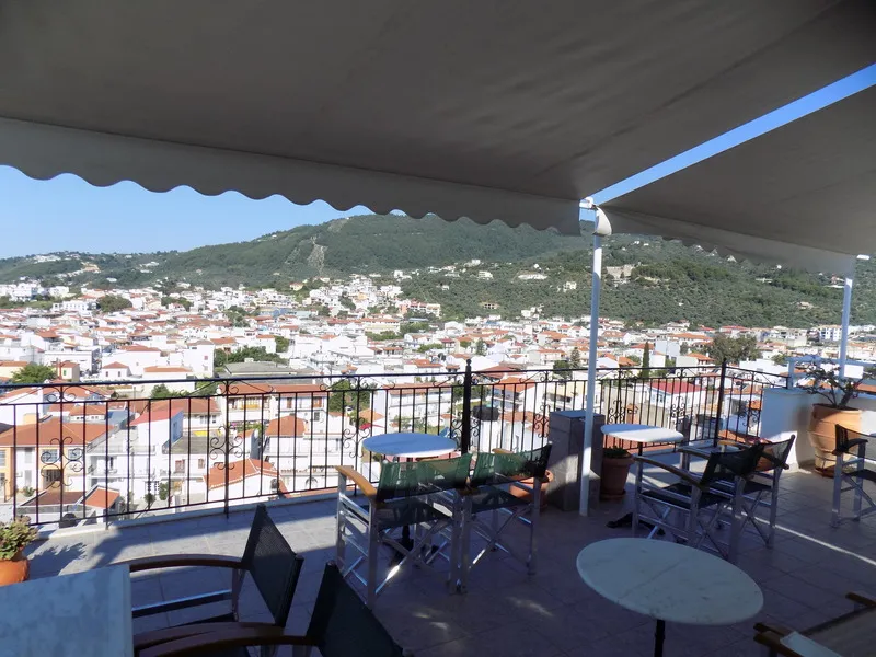 Terrace, Pension Margarita, Skiathos