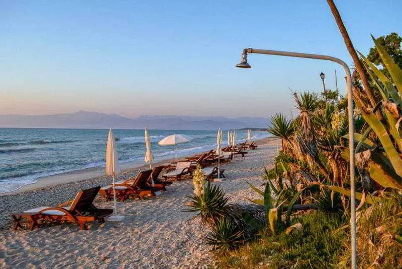 Beach, Tassos Apartments, Corfu