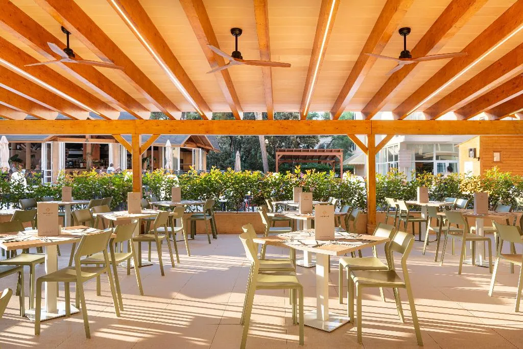 Terrace, Aparthotel Can Picafort Palace, Majorca
