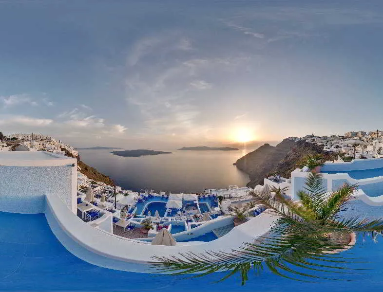 General view, Kafieris Blue Apartments, Santorini
