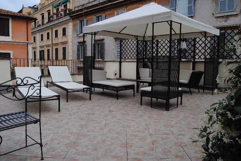 Terrace, Residenza Leonina, Rome