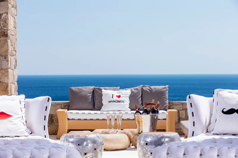 Terrace, Myconian Imperial - Leading Hotels of the World, Mykonos
