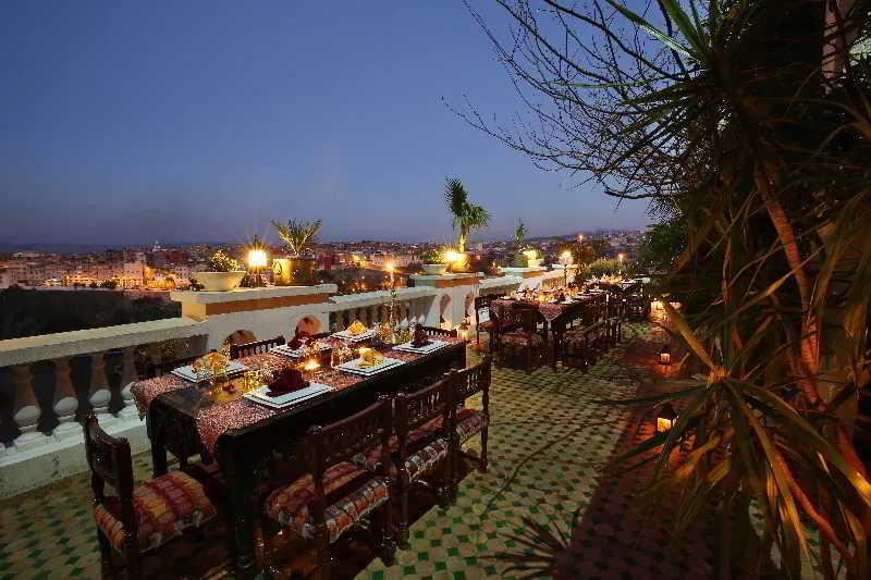 Restaurant, Riad Arabesque, Fez