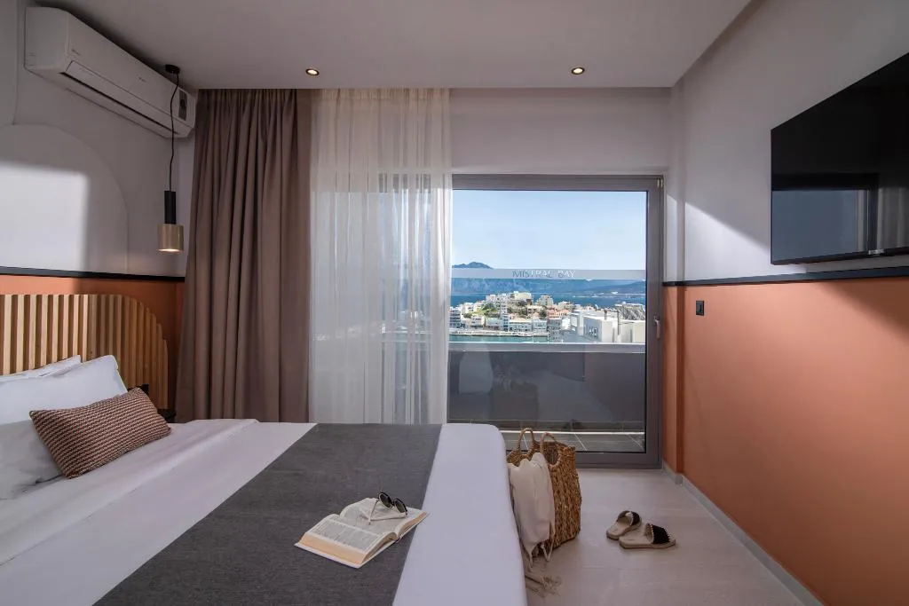 Double or Twin SIDE SEA VIEW Room, Mistral Bay, Crete