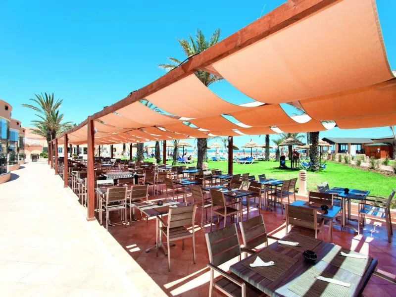 Terrace, AQI Skanes Resort, Tunisia