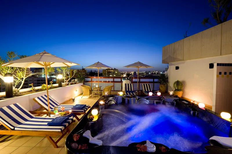 Terrace, Seaside Sandy Beach, Gran Canaria