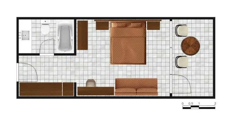 Double or Twin STANDARD Room, Xenios Theoxenia Hotel, Thessaloniki
