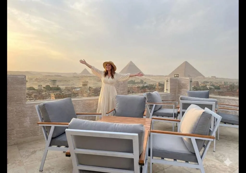 Terrace, The Nomad Pyramids Boutique Hotel, Cairo