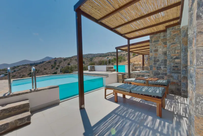 JUNIOR SUITE DELUXE WITH PRIVATE POOL Room, Royal Marmin Bay Boutique & Art Hotel, Crete