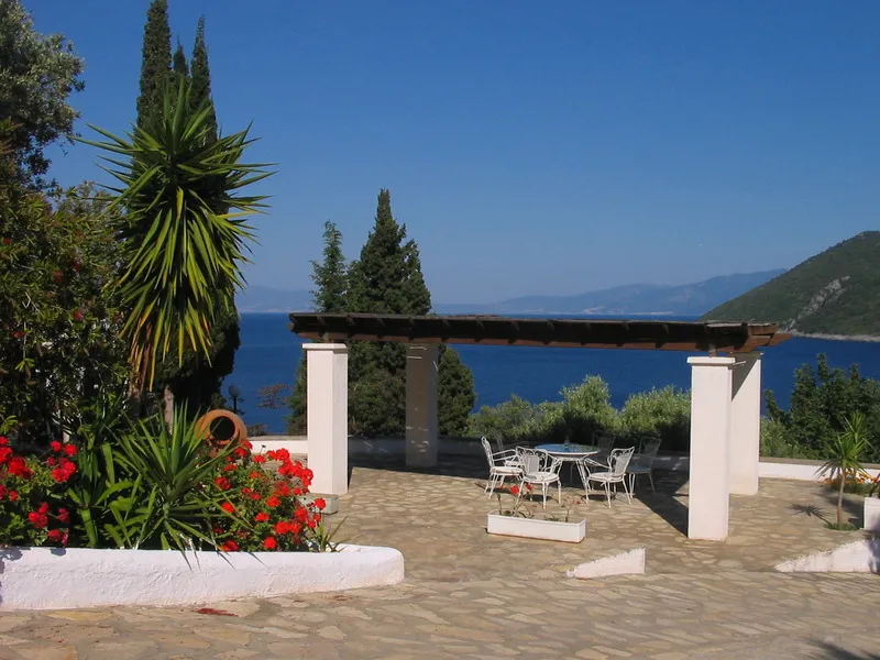 Terrace, Kerveli Village, Samos