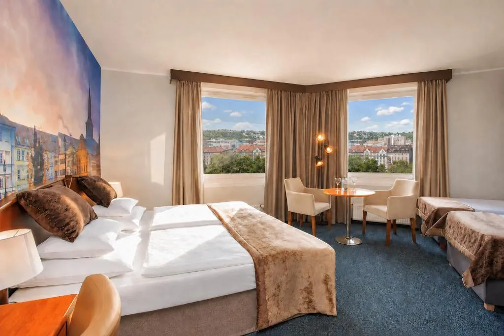 FAMILY ROOM STANDARD Room, Plaza Boutique Hotel, Prague