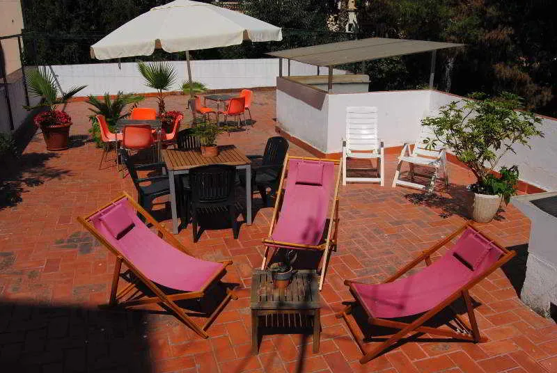 Terrace, Hostel Albergue Studio, Barcelona