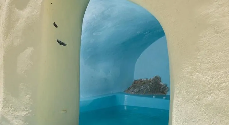 Pool, Mesana Traditional Stone Houses, Santorini