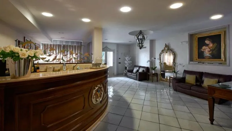 Lobby, Hotel Villa Poseidon, Naples