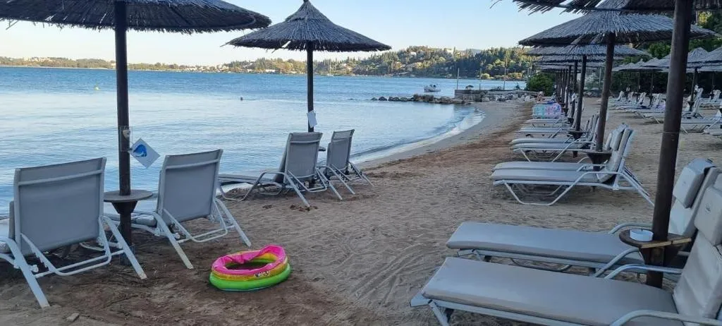 Beach, Pierhouse Hotel In Gouvia, Corfu
