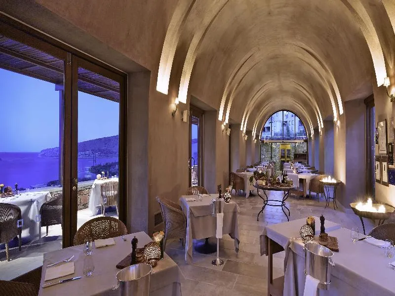 Restaurant, Phaea Blue, a member of SLH, Crete