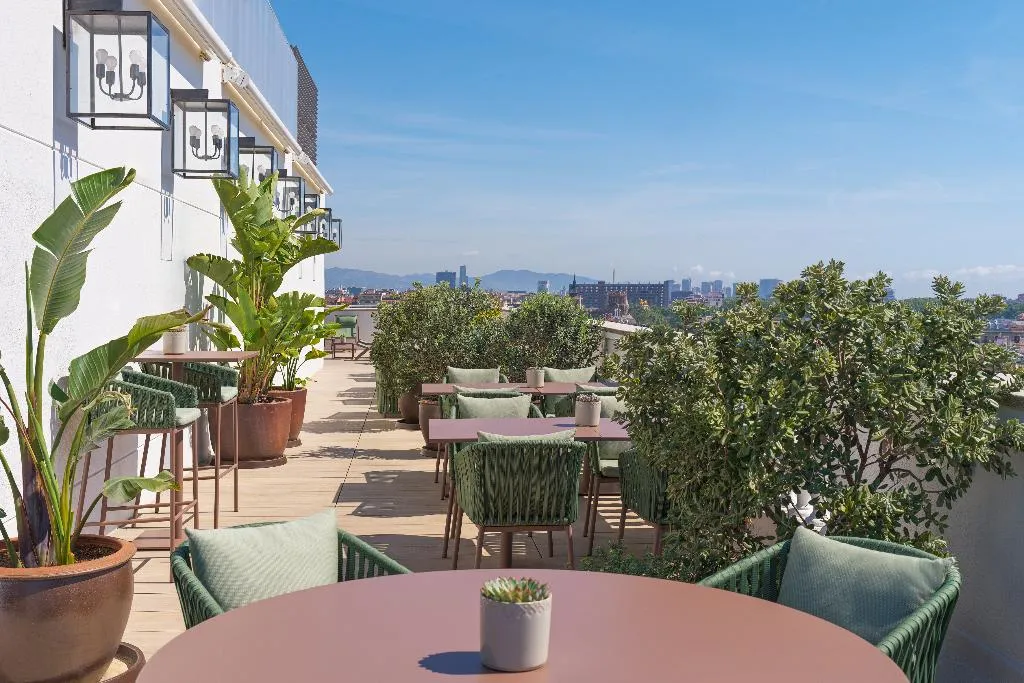 Terrace, H10 Montcada Boutique Hotel, Barcelona