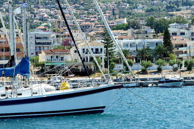 General view, Kyparissia Beach, Athens
