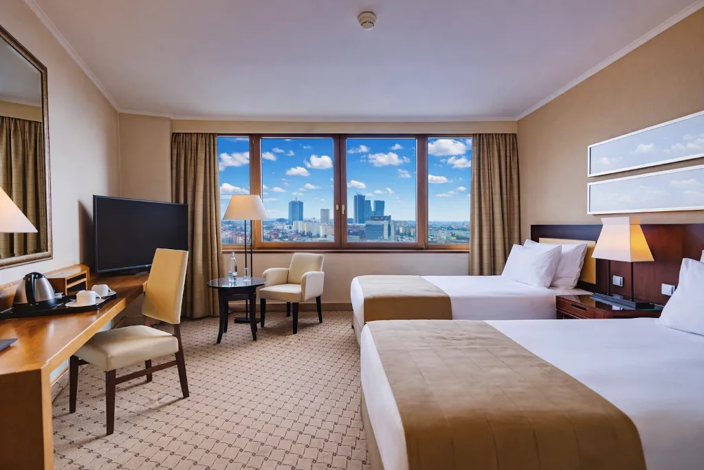Room DELUXE QUEEN BED Room, Grand Hotel Prague Towers, Prague