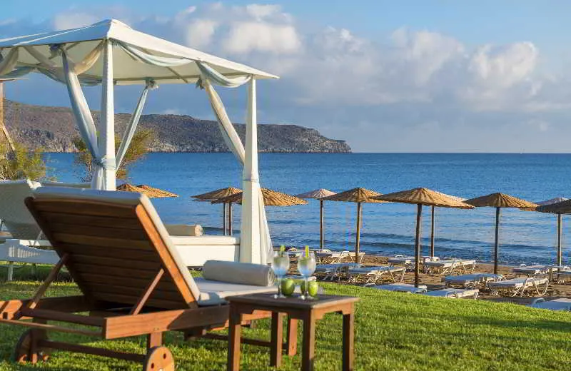 Beach, Santa Marina Plaza, Crete