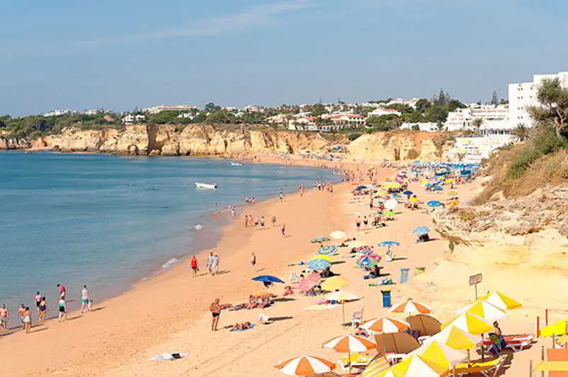 Beach, Hotel Apartamento Rosamar I, Algarve