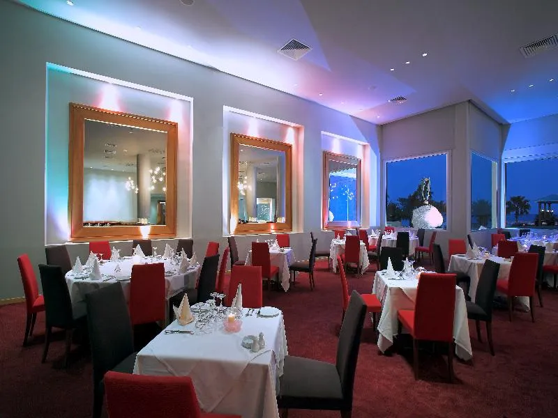 Restaurant, Golden Bay Beach hotel, Cyprus