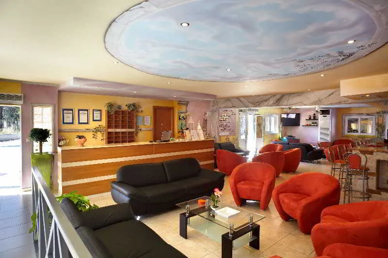 Lobby, Marietta Hotel & Apartments, Rhodes