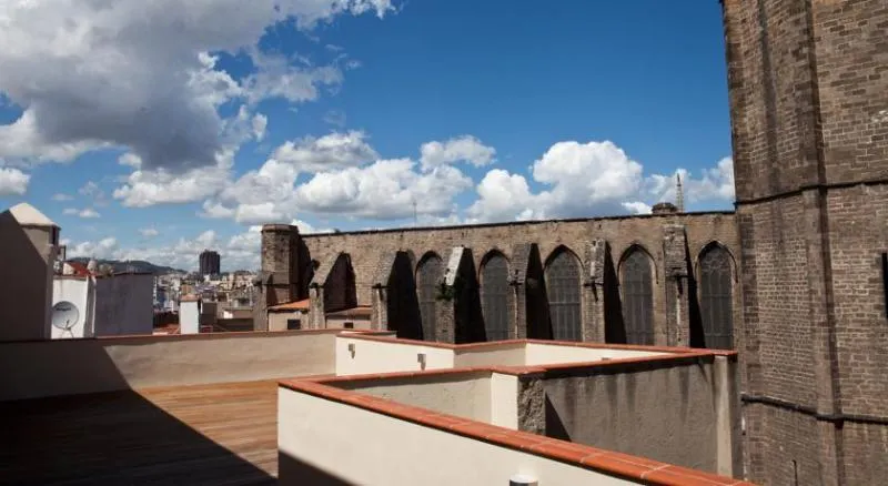 Terrace, May Ramblas Hotel, Barcelona
