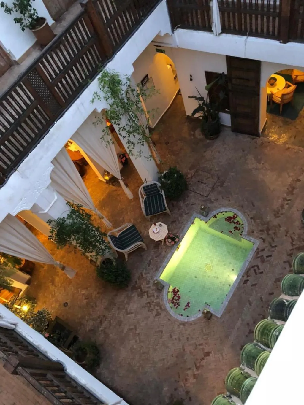 General view, Riad Le Coq Fou, Marrakech