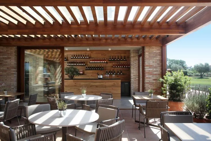 Terrace, Peralada Wine Spa & Golf, Costa Brava