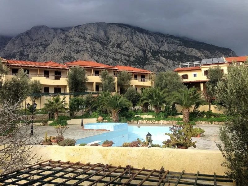 General view, Limnionas Bay Village, Samos