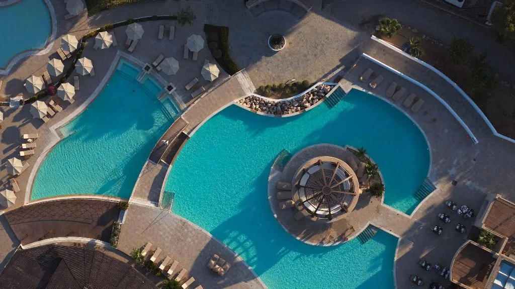 Pool, Aulus Lindos Rhodes, Curio Collection by Hilton, Rhodes