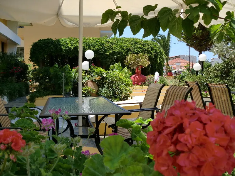 Terrace, Alkion, Crete