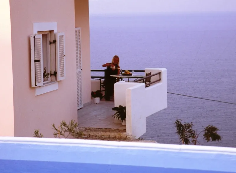 Terrace, Virginia Seaside Villas, Samos