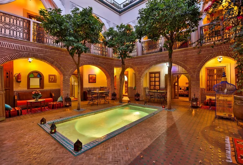 Lobby, Riad Fleur d'Orient, Marrakech