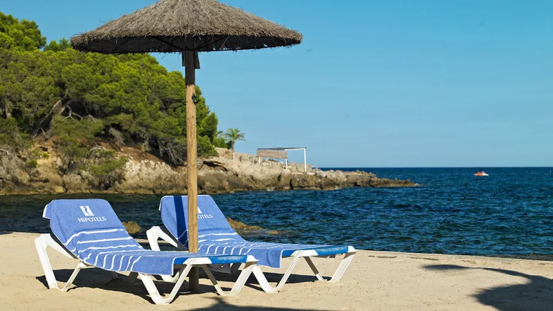 Beach, Hipotels Eurotel Punta Rotja, Majorca
