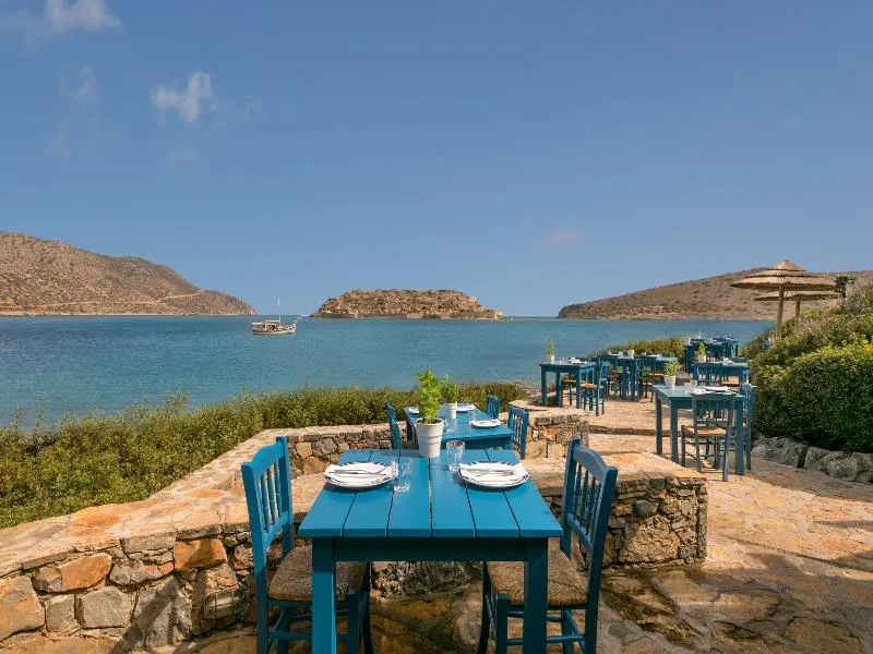 Restaurant, Phaea Blue, a member of SLH, Crete