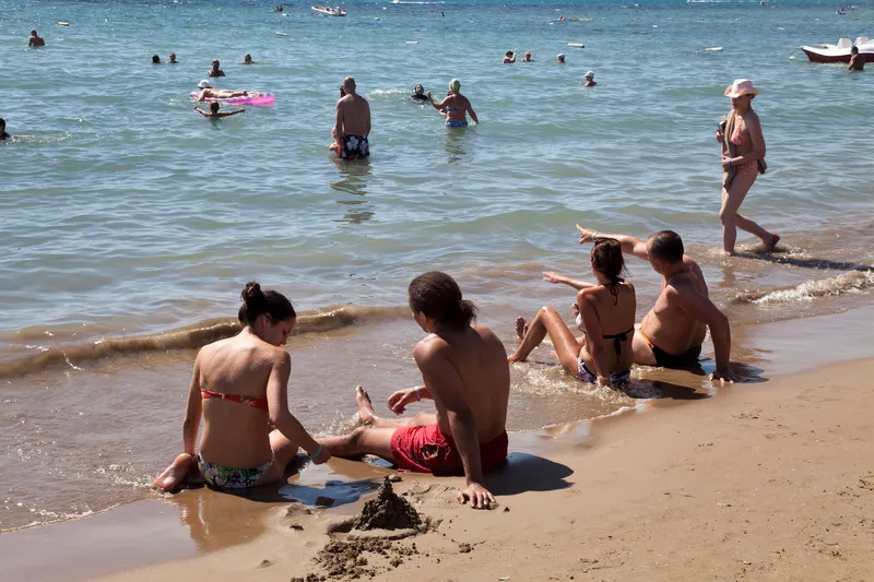 Beach, Merve Sun Hotel & Spa, Antalya